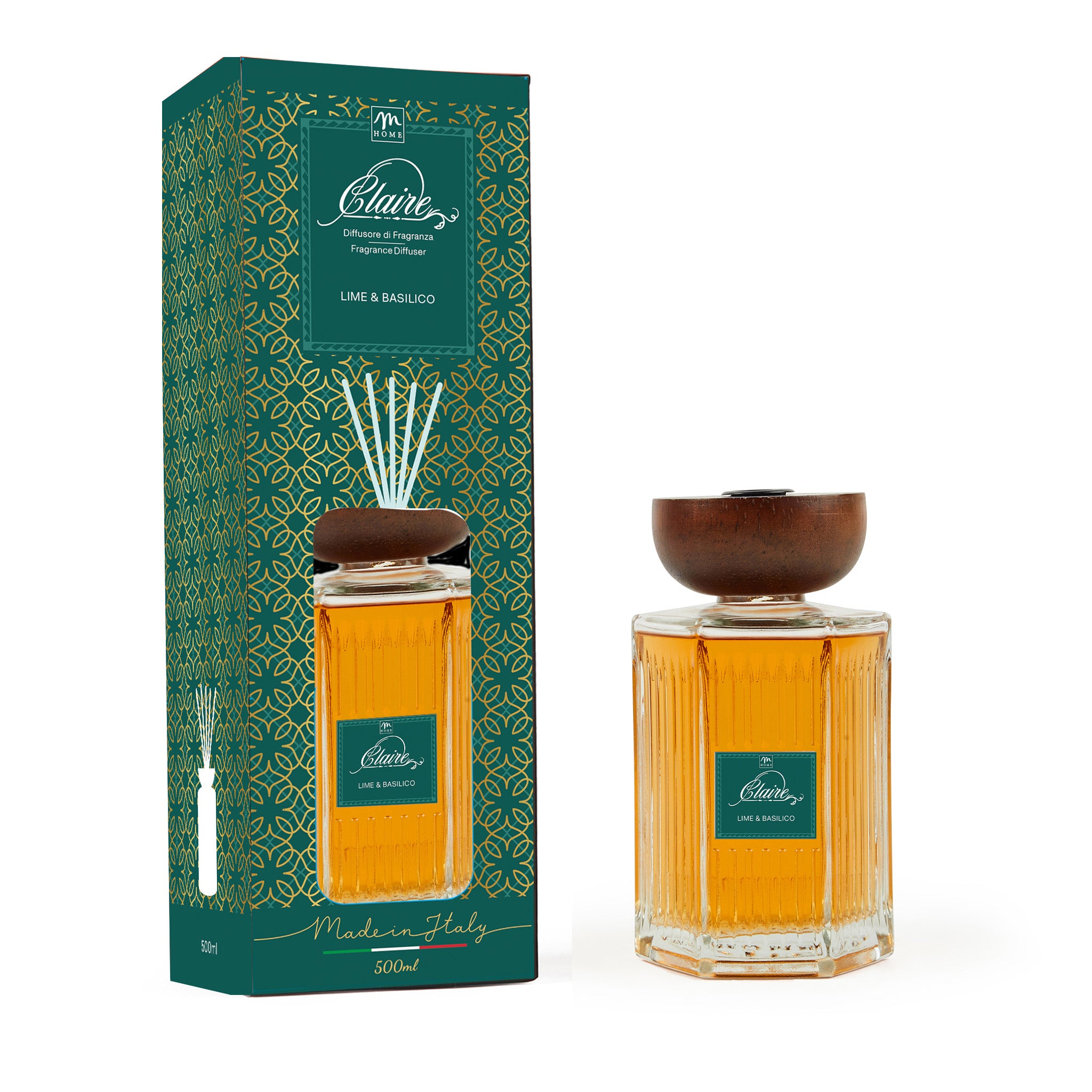 Diffusore di fragranza Clara con tappo in legno | Mercury