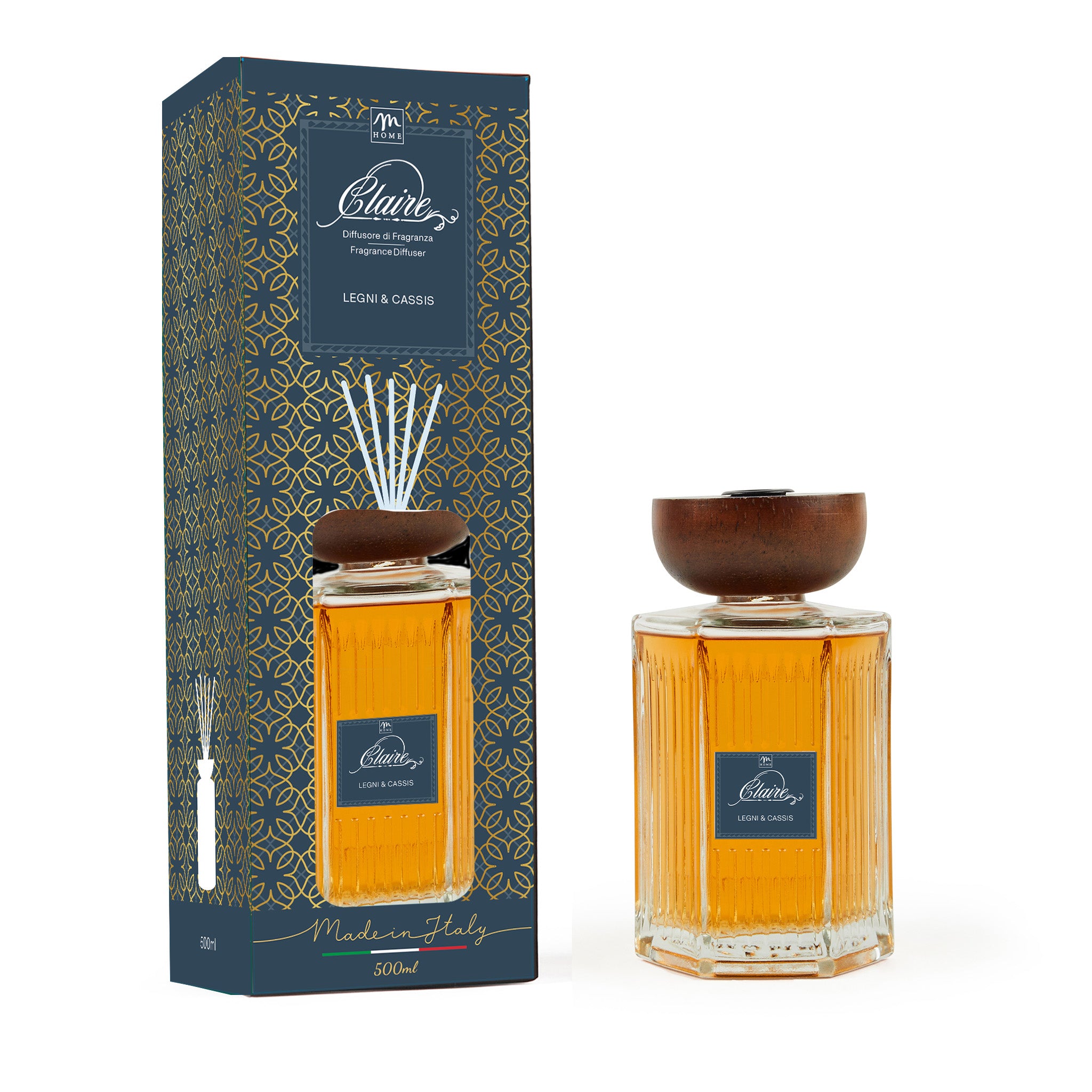 Diffusore di fragranza Clara con tappo in legno | Mercury