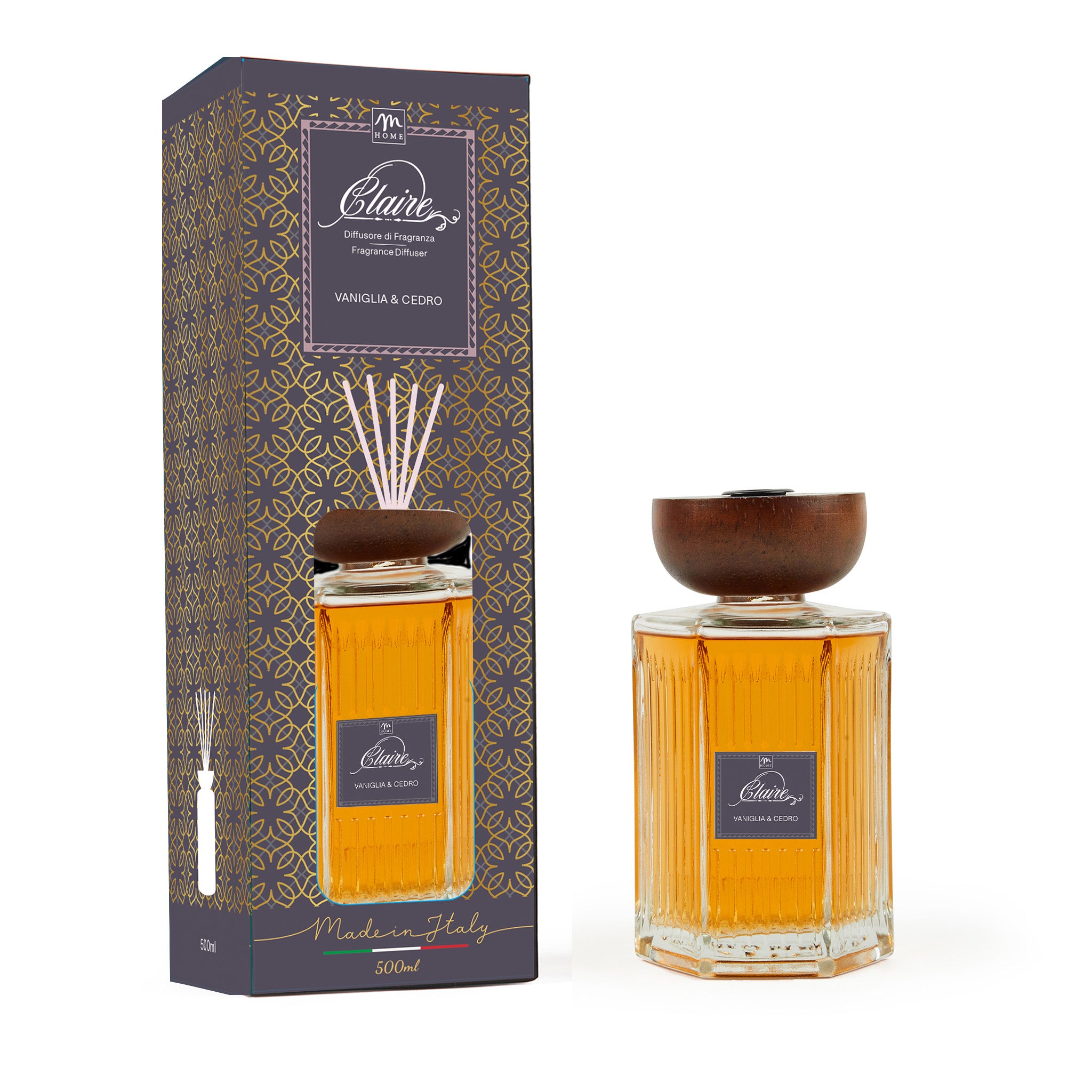 Diffusore di fragranza Clara con tappo in legno | Mercury