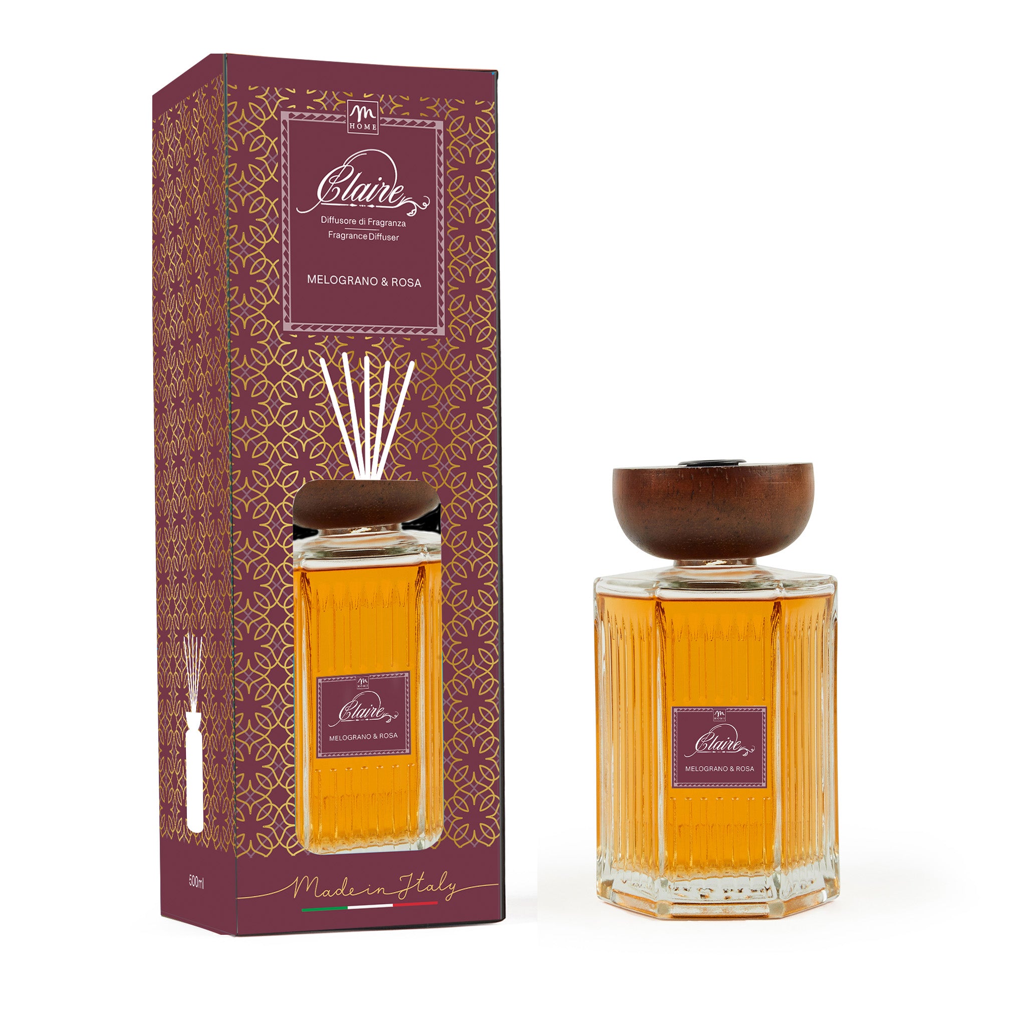 Diffusore di fragranza Clara con tappo in legno | Mercury