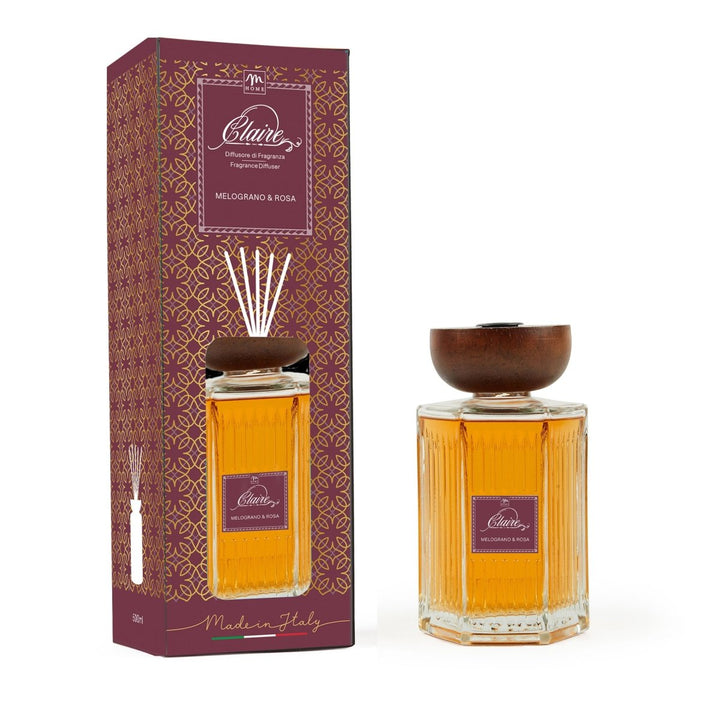Diffusore di fragranza Clara con tappo in legno | Mercury - Perrone Shop
