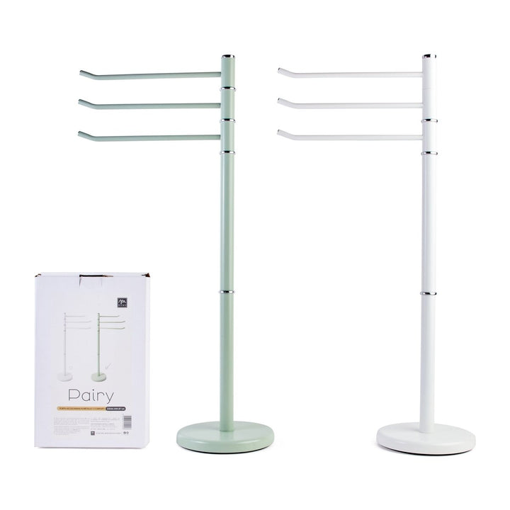 Porta asciugamani Pairy in metallo a tre posti H.87cm - Perrone Shop
