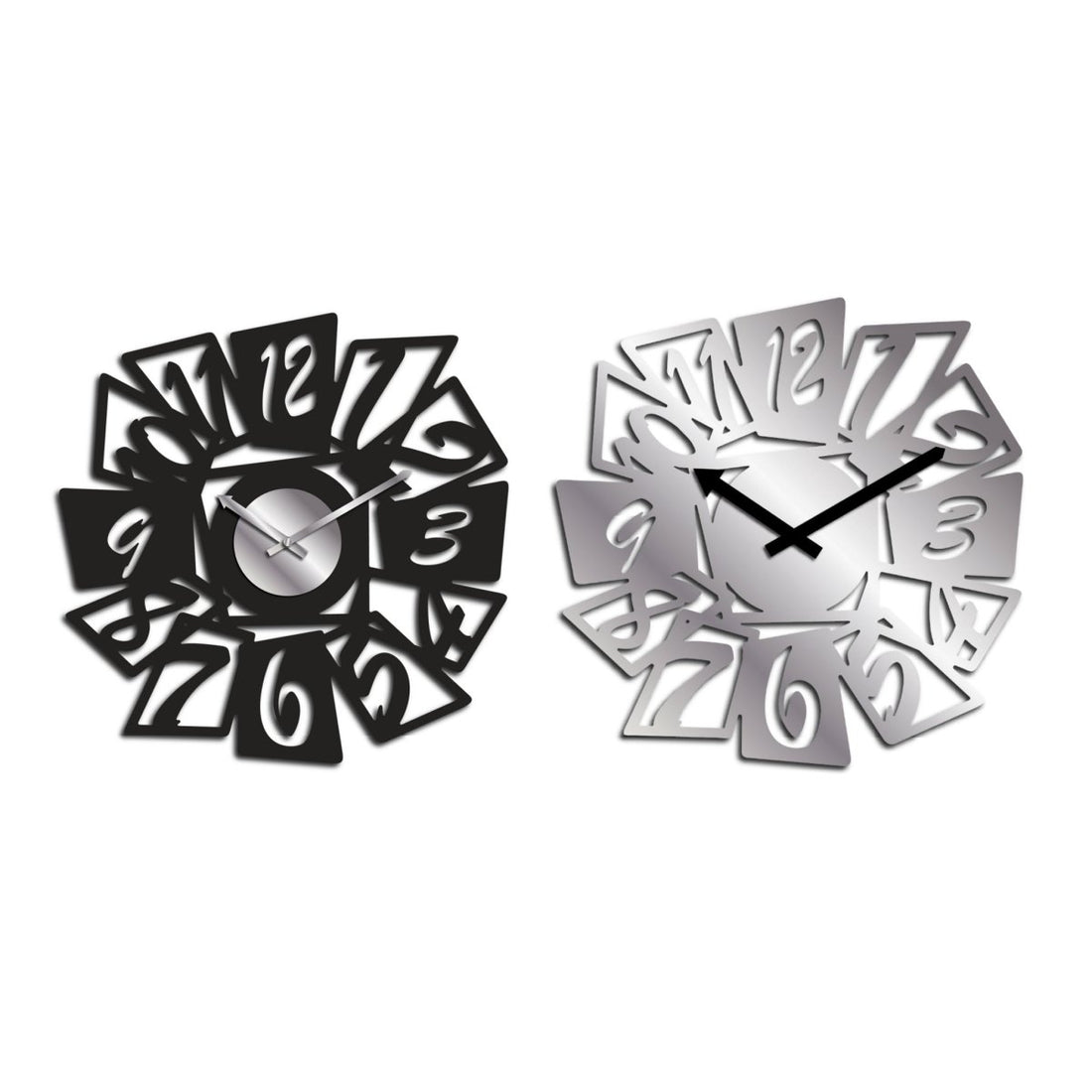 Orologio da parete in metallo a batteria 1XAA 40X40CM - Perrone Shop