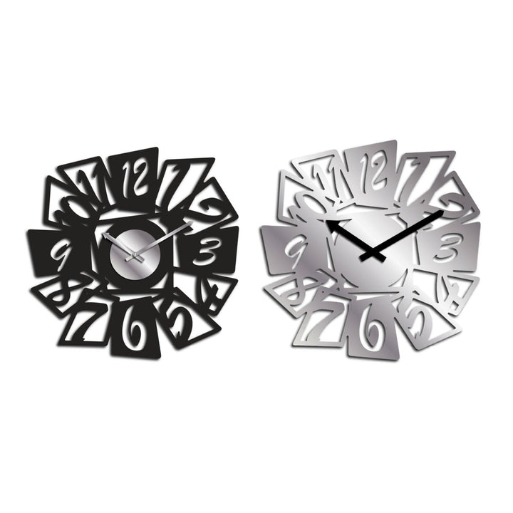 Orologio da parete in metallo a batteria 1XAA 40X40CM - Perrone Shop
