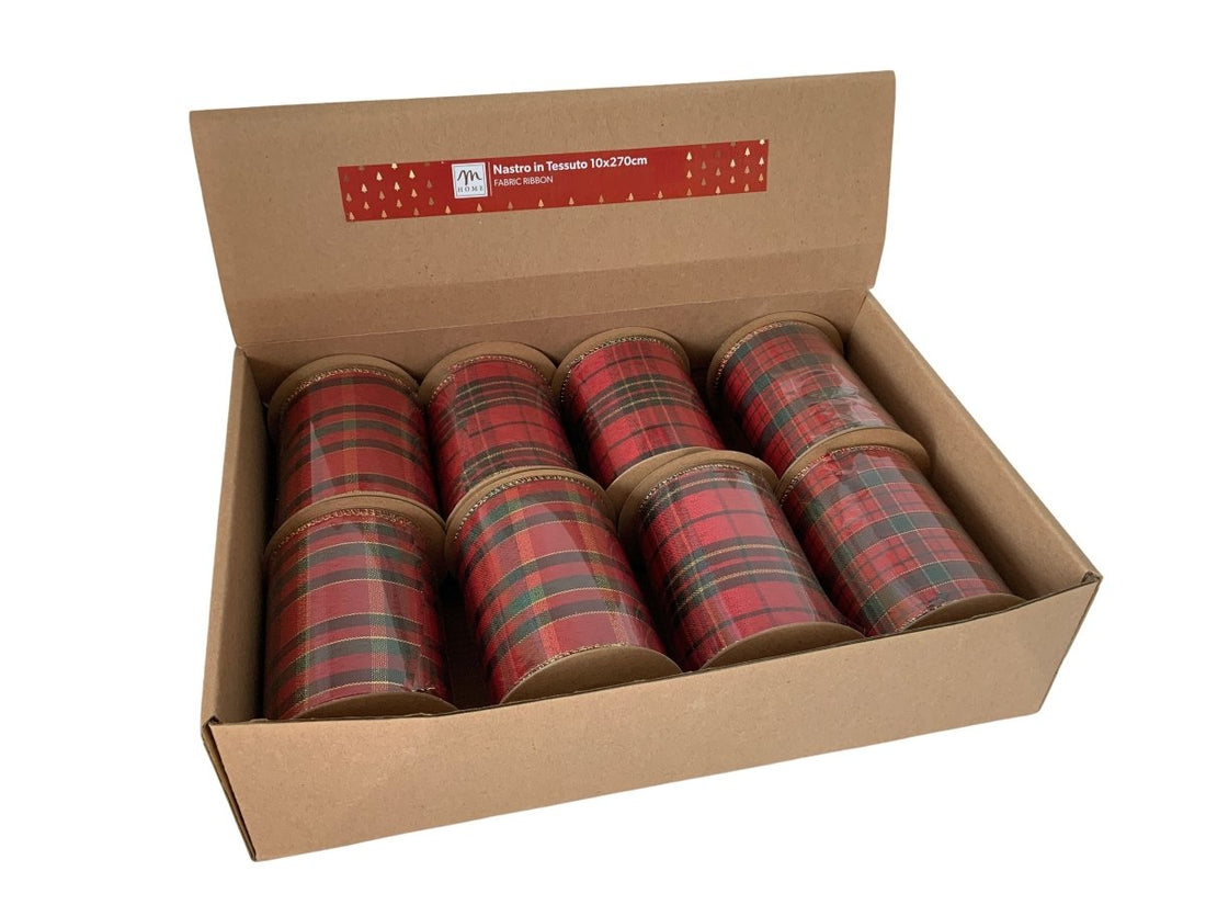 Nastro in tessuto Tartan 10x270cm | Mercury - Perrone Shop