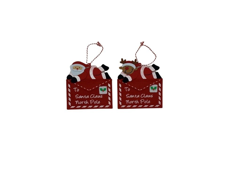 Pendente letterina pannolenci 12X12.5CM | Mercury