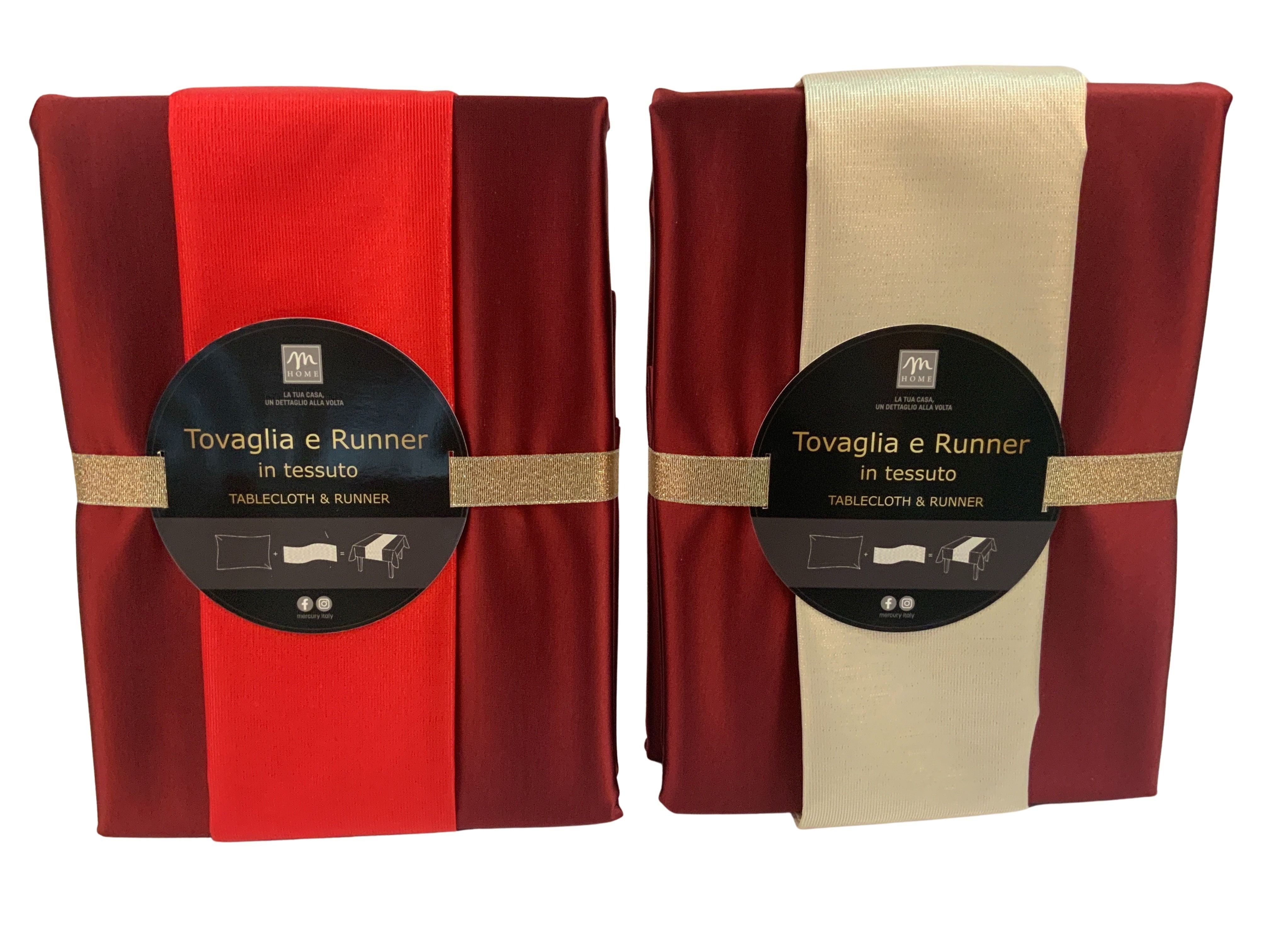 Tovaglia in poliestere con runner | Mercury