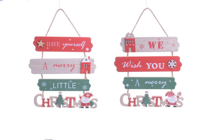 Dietroporta Natalizio in Legno - Perrone Shop