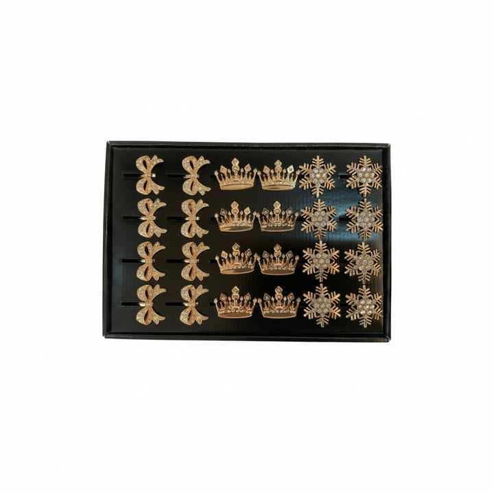 Porta tovaglioli in metello Oro 5x5xH,5cm | Mercury - Perrone Shop