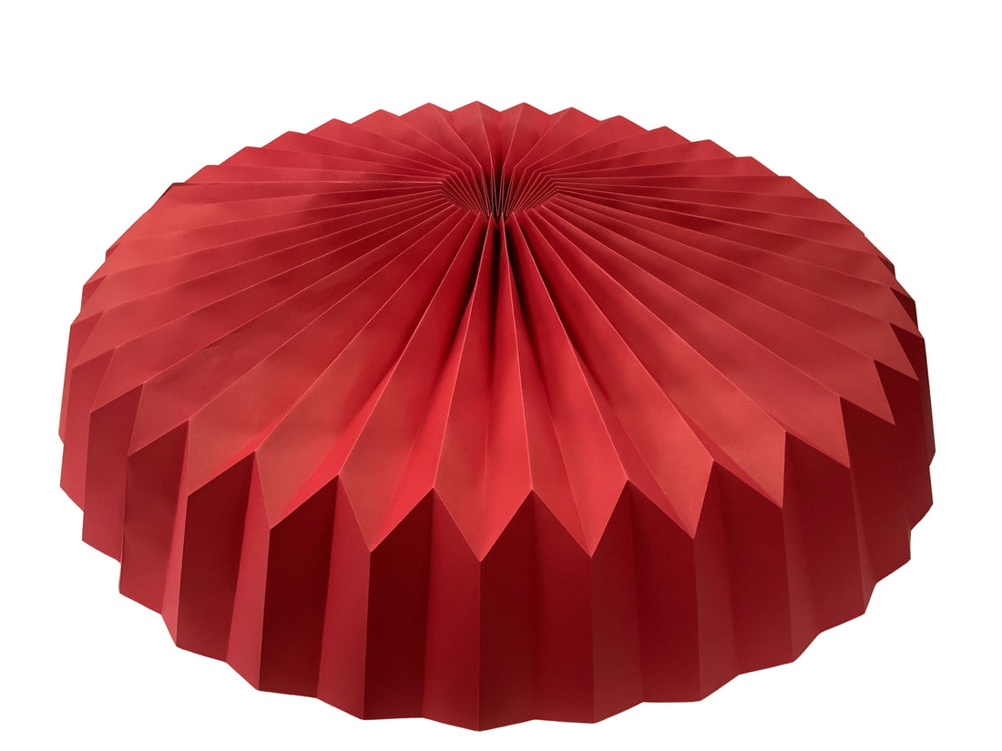 Copribase in carta rossa D.100XH.20cm | Mercury