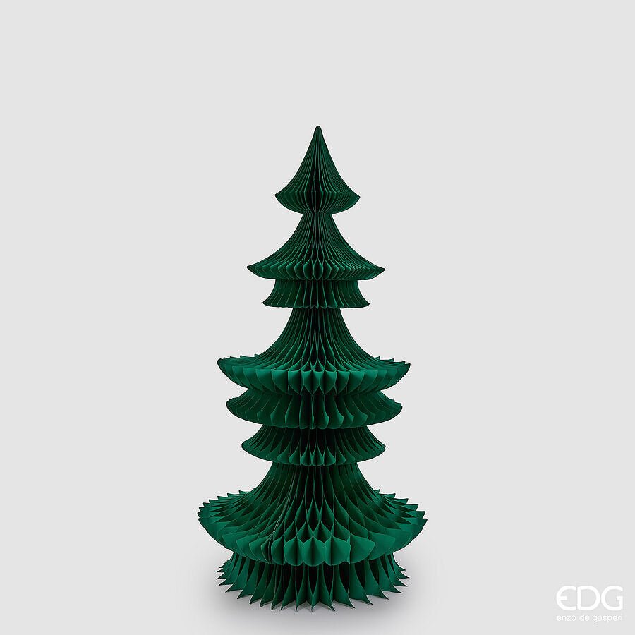 Decoro origami New-Pino Pagoda verde H.122 D.71 | EDG - Perrone Shop