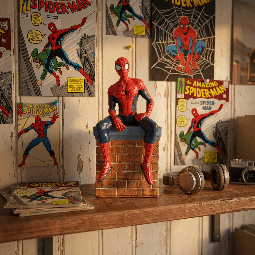 Statuina Natalizia SpiderMan su Comignolo 20 cm – Marvel Kurt S. Adler - Perrone Shop