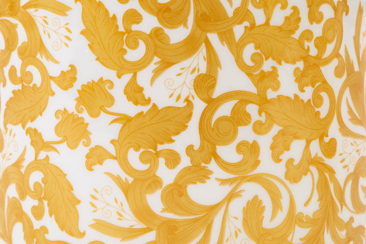 Profumatore decorazioni oro in porcellana con astuccio H.15CM - Perrone Shop