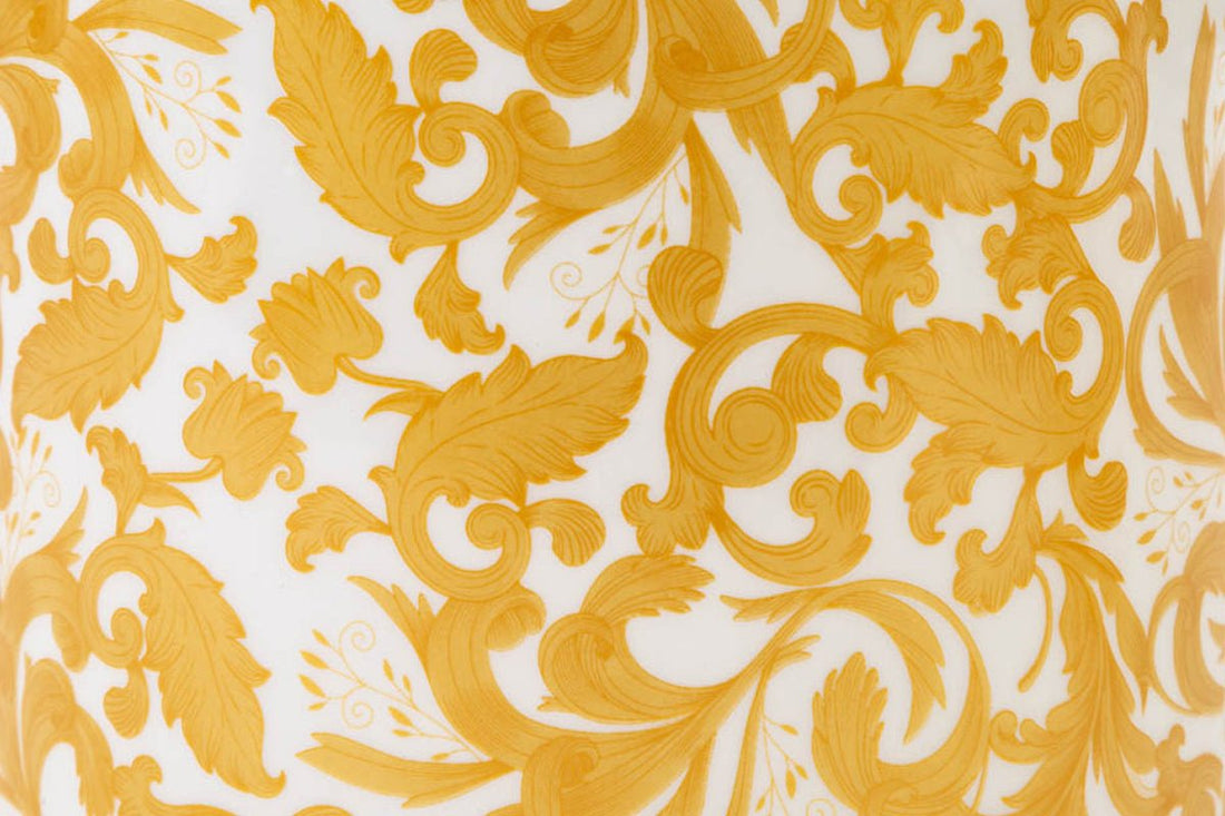 Profumatore decorazioni oro in porcellana con astuccio H.15CM - Perrone Shop