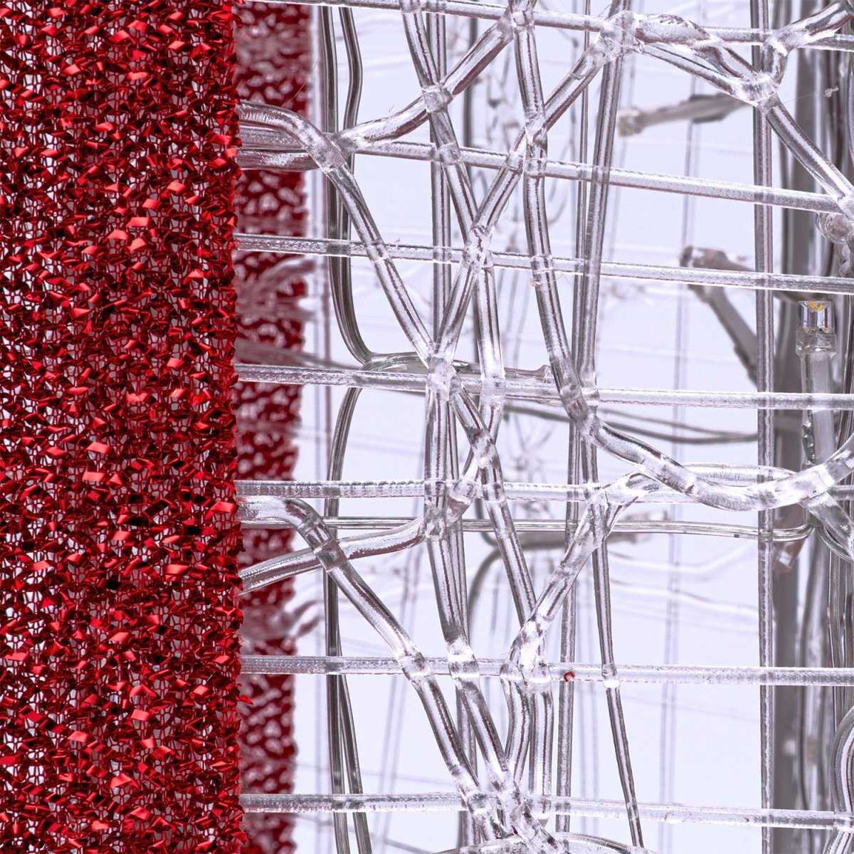 Set 3 Pacchi Regalo Luminosi LED – Fiocco Rosso, 120 LED, Interno ed Esterno - Perrone Shop