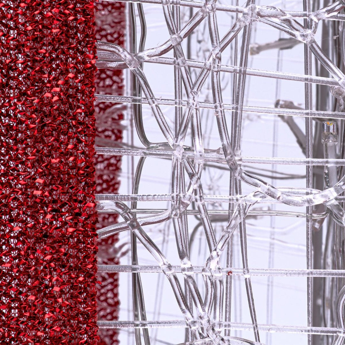 Set 3 Pacchi Regalo Luminosi LED – Fiocco Rosso, 120 LED, Interno ed Esterno - Perrone Shop