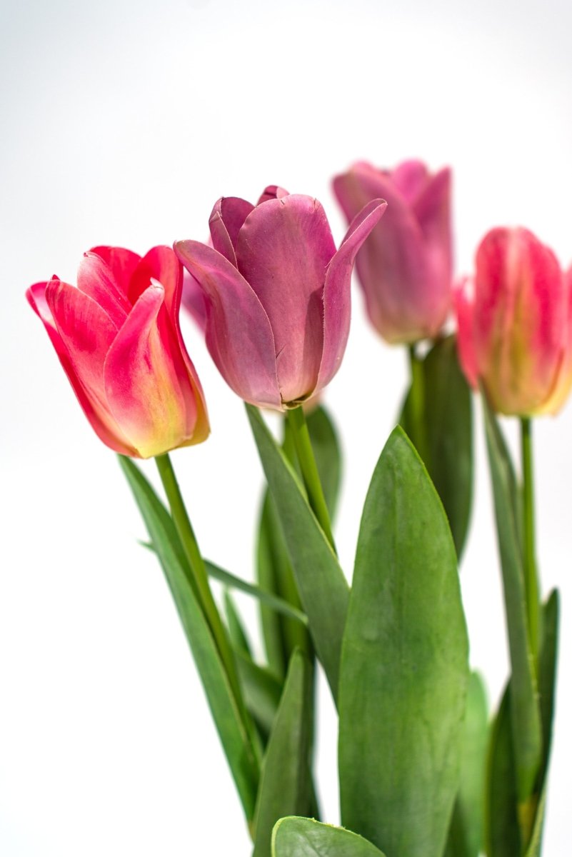 Composizione tulipani olandesi artificiali in vaso - 54cm Xone| Perrone Shop - Perrone Shop