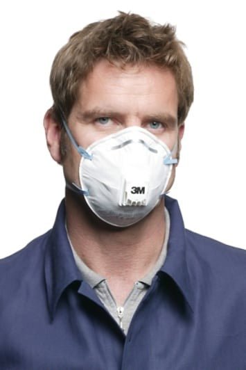 Respiratore Antipolvere FFP2 3M 8822 con Valvola | Mascherina DPI EN149 Professionale - Perrone Shop
