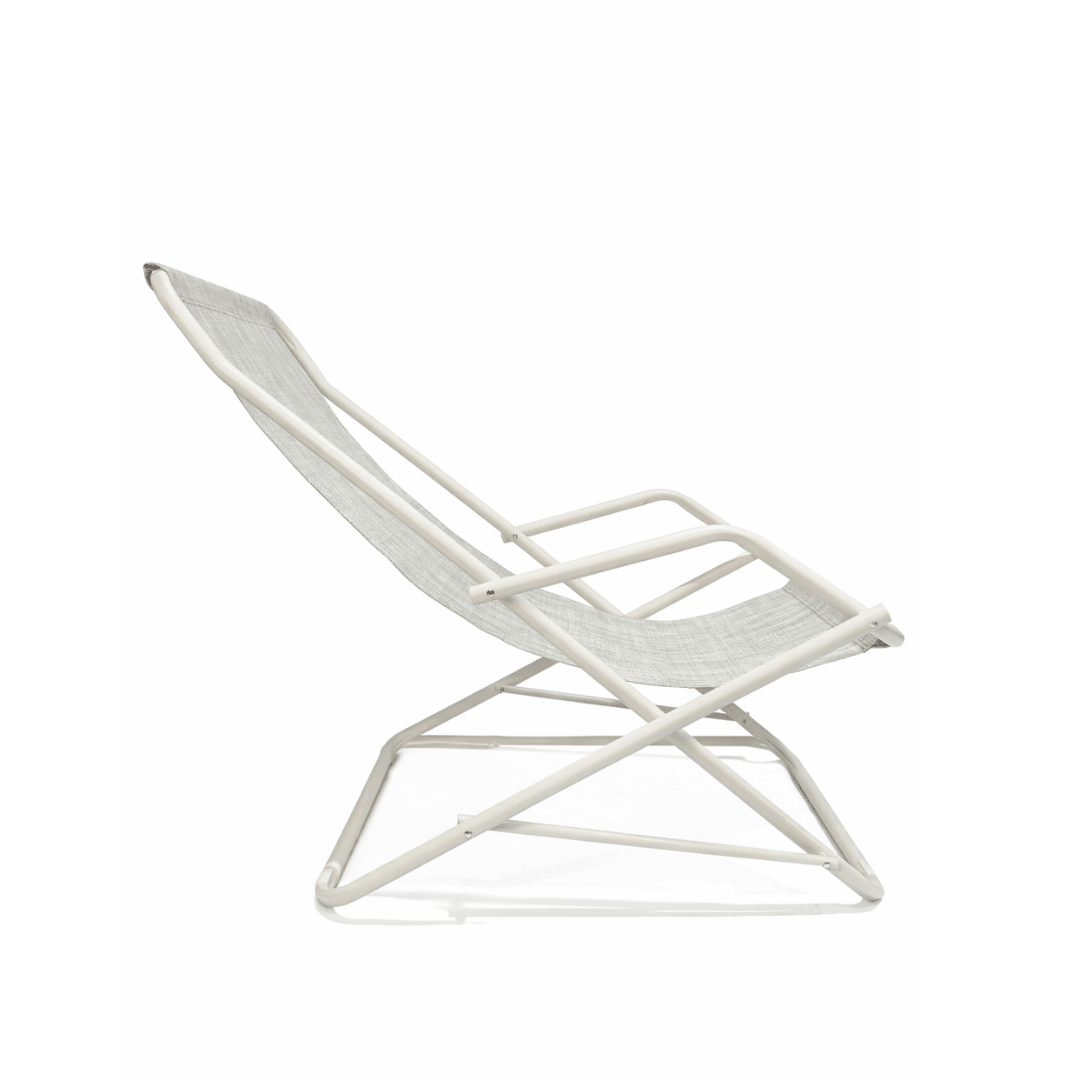 Sdraio Pieghevole Gladys in acciaio e textilene Xone - Perrone Shop