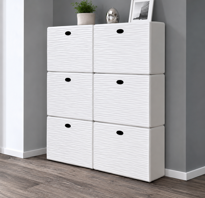 Scarpiera Wave Tris Mix 3 Ante Ribalta 9 Paia di Scarpe | DomoLiving