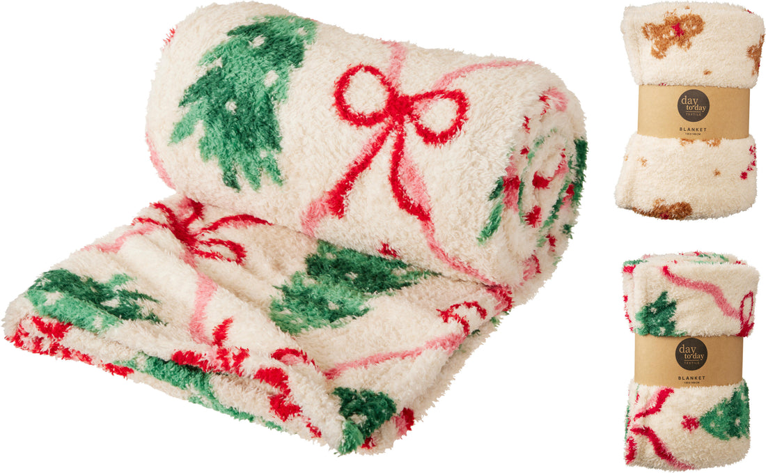 Plaid Natalizio Decorativo 130 x 160 cm | Koopman