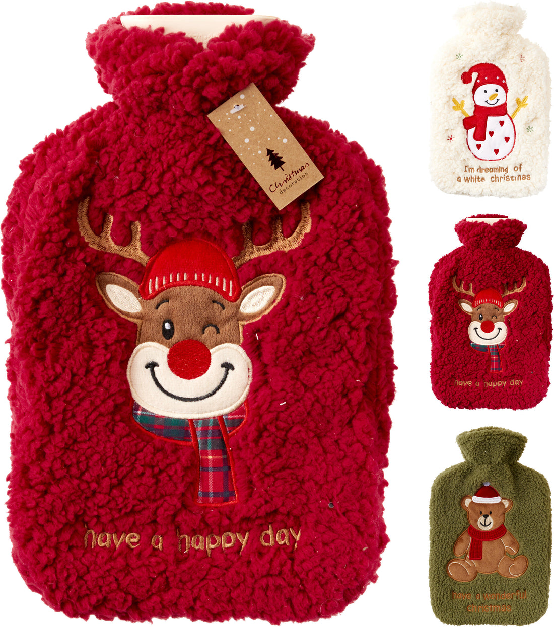 Borsa Acqua Calda Teddy Xmas 2 L | Koopman
