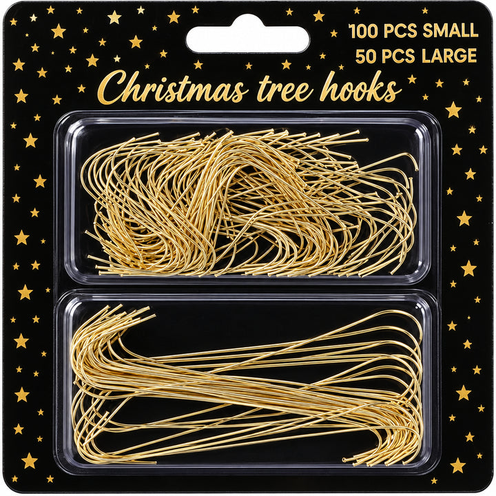 Ganci per Albero di Natale 100 Piccoli + 50 Grandi | Koopman - Perrone Shop