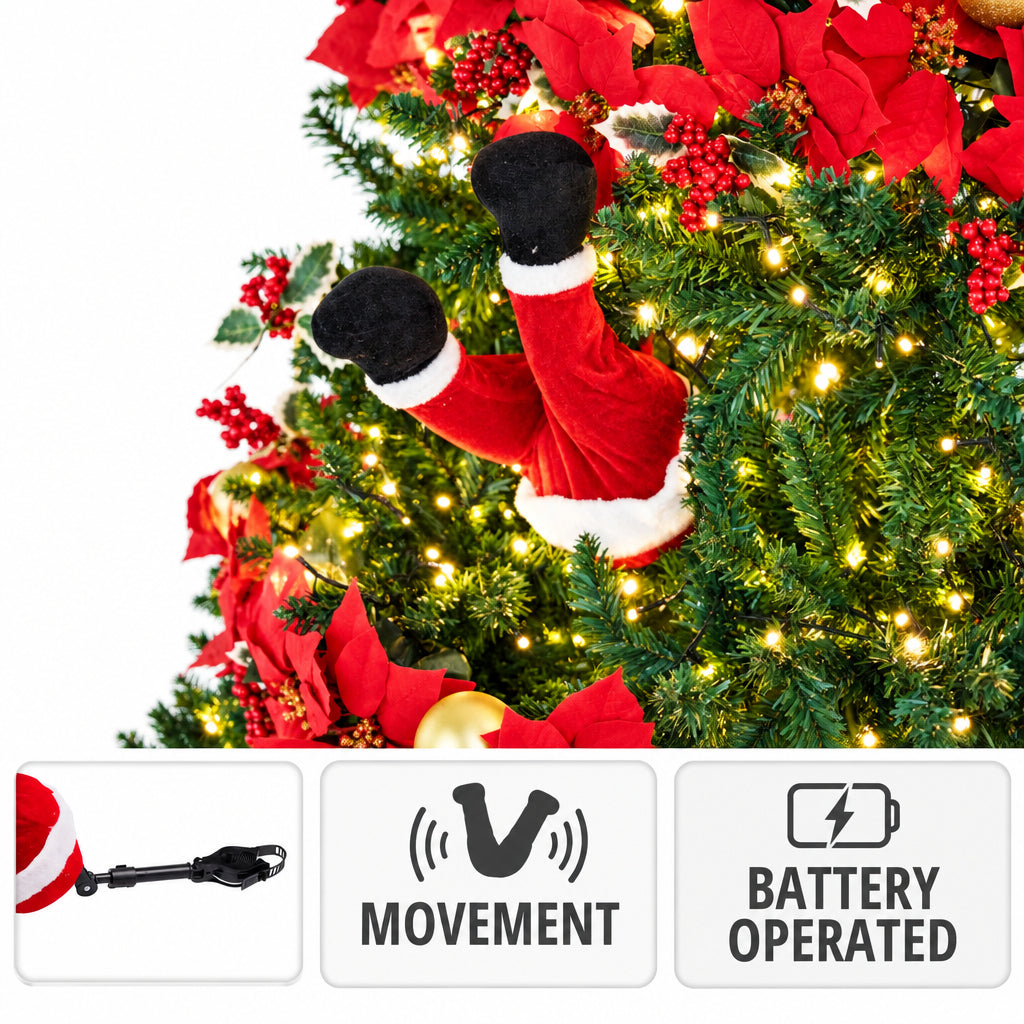 Gambe di Babbo Natale con Movimento H 35 cm | Koopman