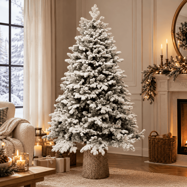 Albero di Natale Darsy Innevato con tronco incorporato | Xone - Perrone Shop