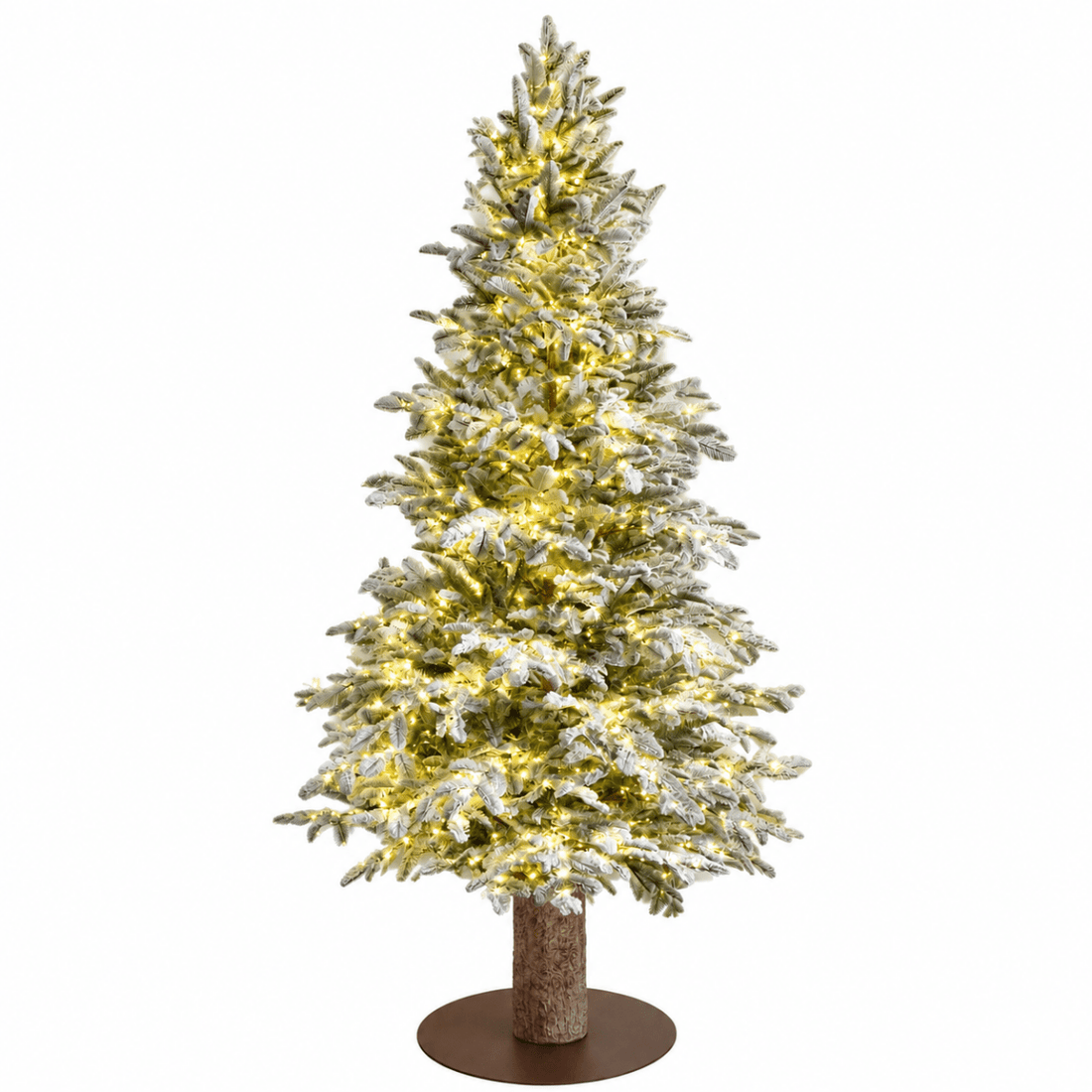 Albero di Natale Rockefeller Slim Innevato by Salvatore Izzo 210CM - 2200LED integrati | Xone - Perrone Shop