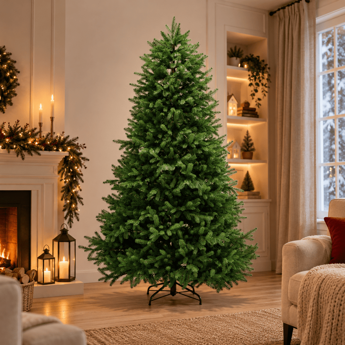 Albero di Natale Queen 100% PE - Effetto Real Touch | Xone - Perrone Shop