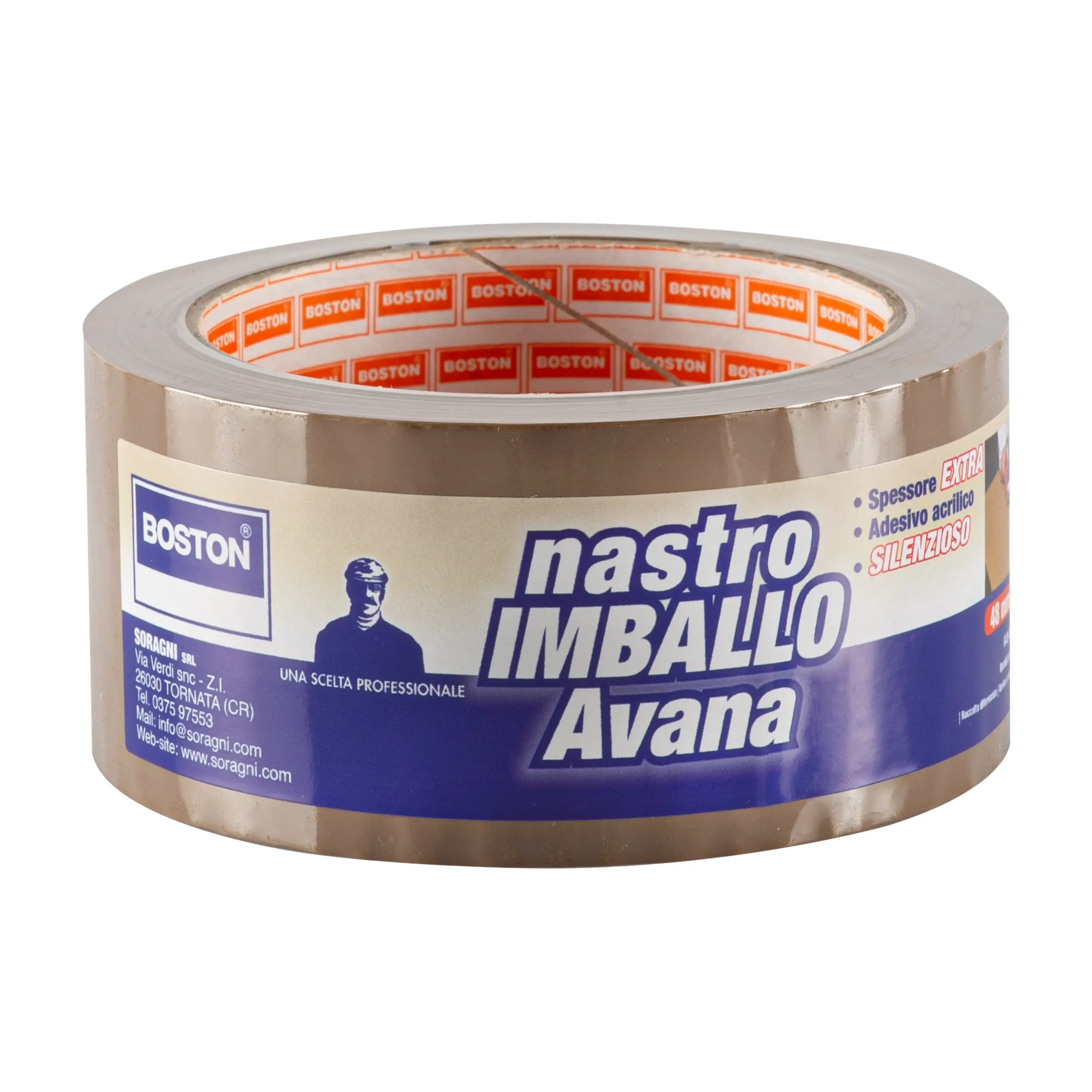 Nastro da imballaggio silenzioso 66m