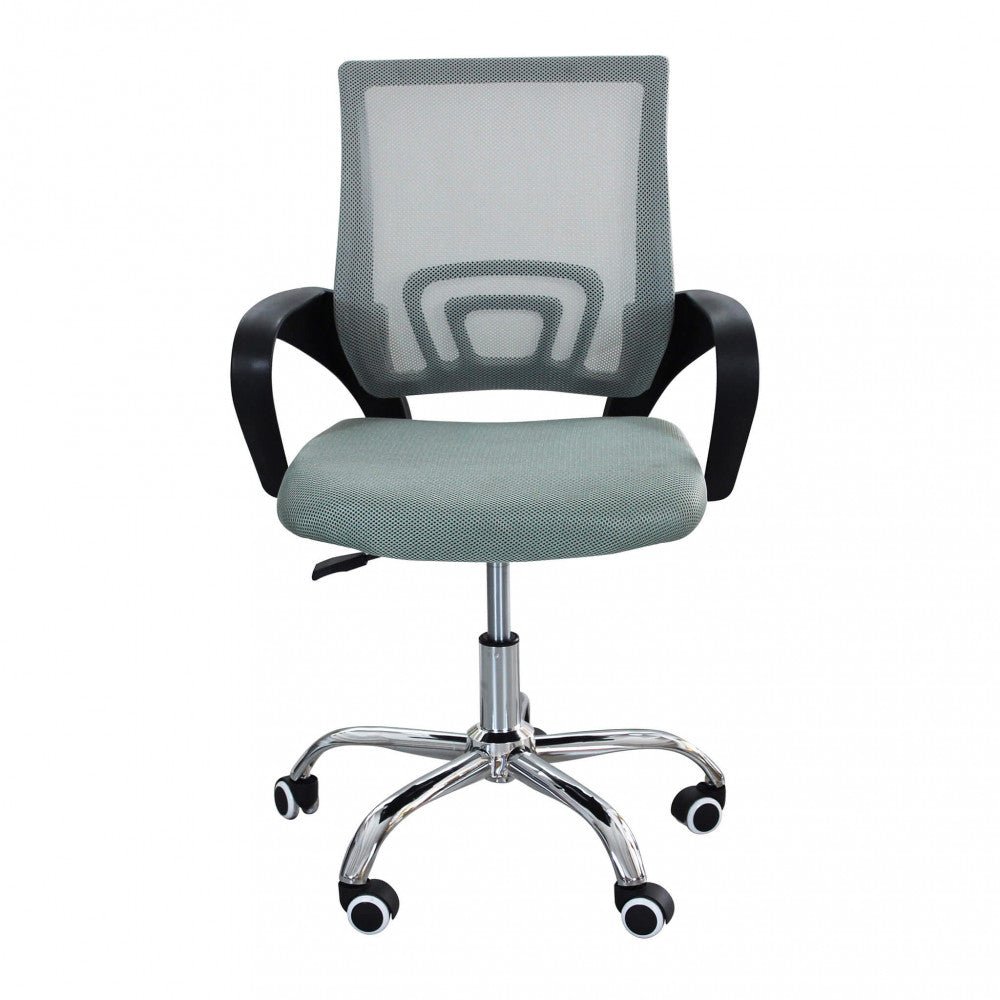 Poltrona da Ufficio in Rete Grigio Chiaro - Perrone Shop