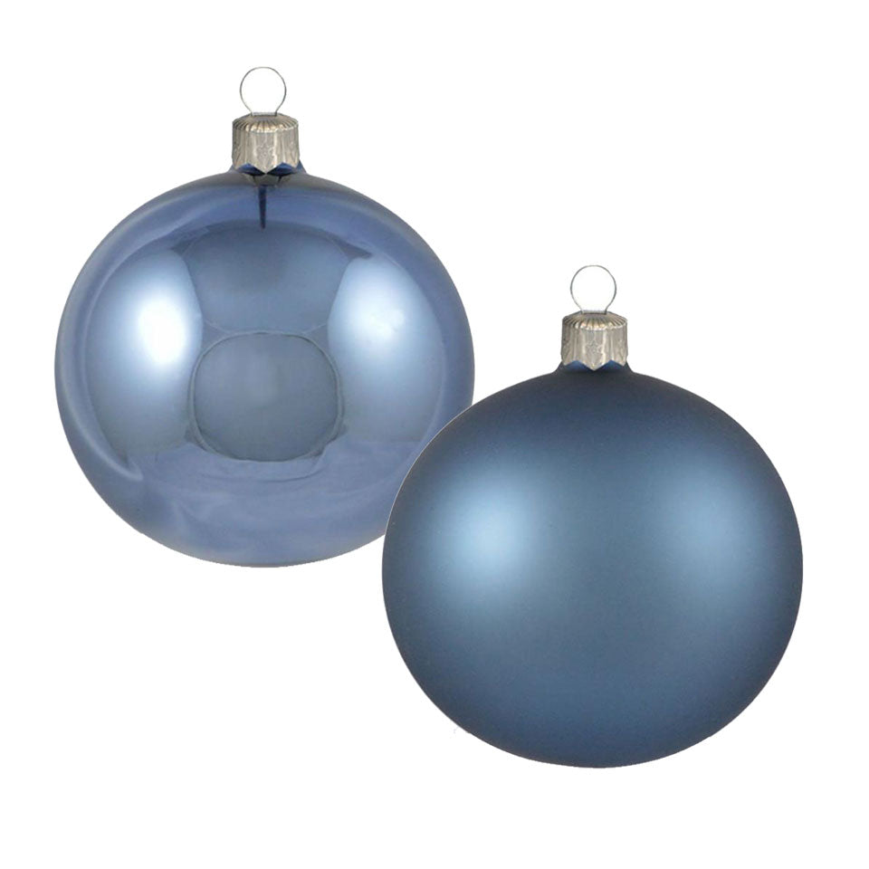 Sfere in vetro 70mm lucido/opaco 8pz