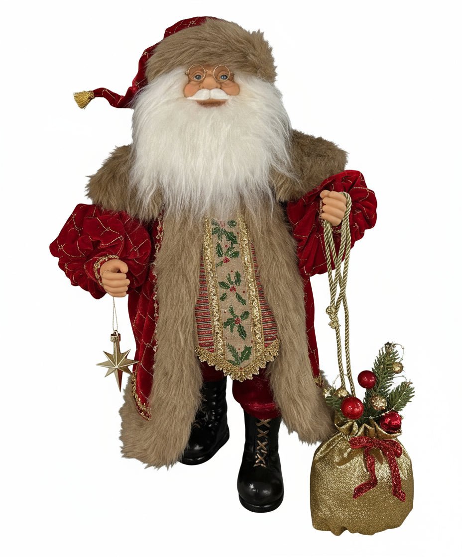 Decoro Santa Klaus con sacco altezza 60CM |Xone - Perrone Shop