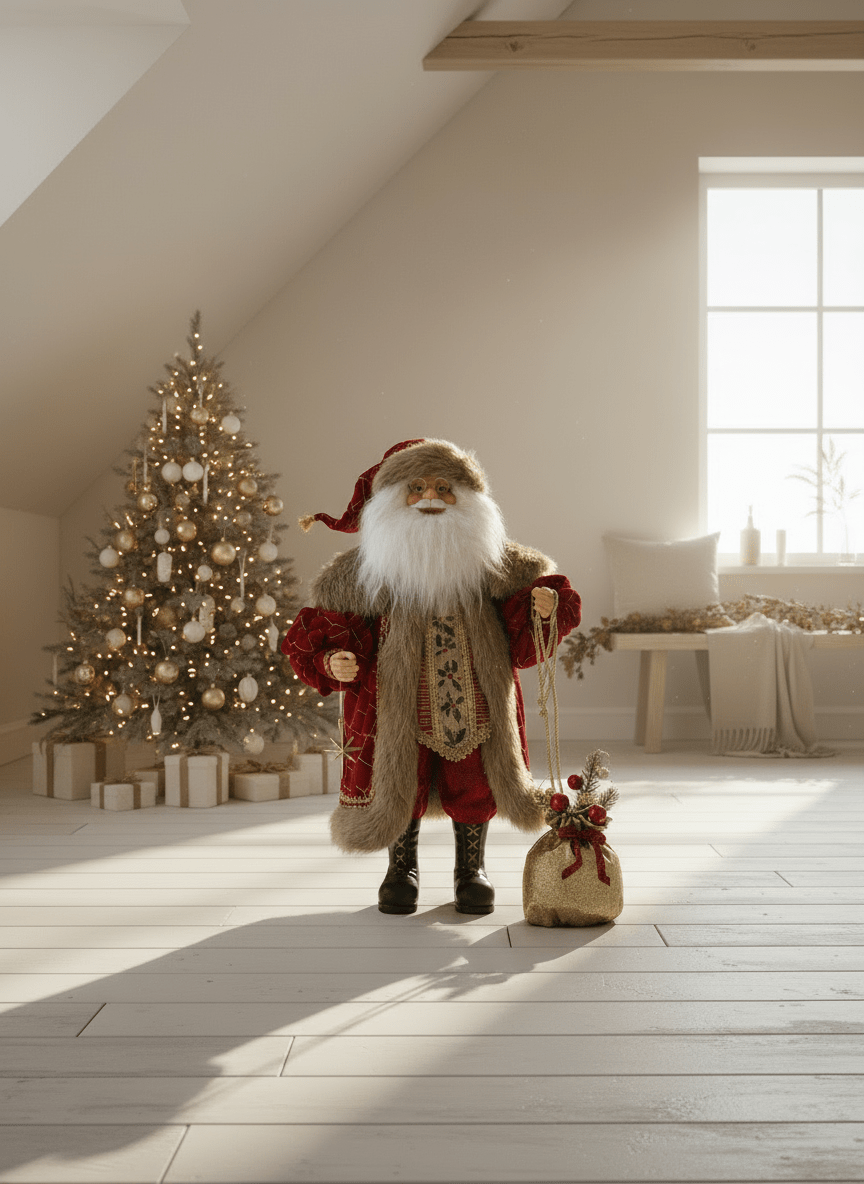 Decoro Santa Klaus con sacco altezza 60CM |Xone - Perrone Shop