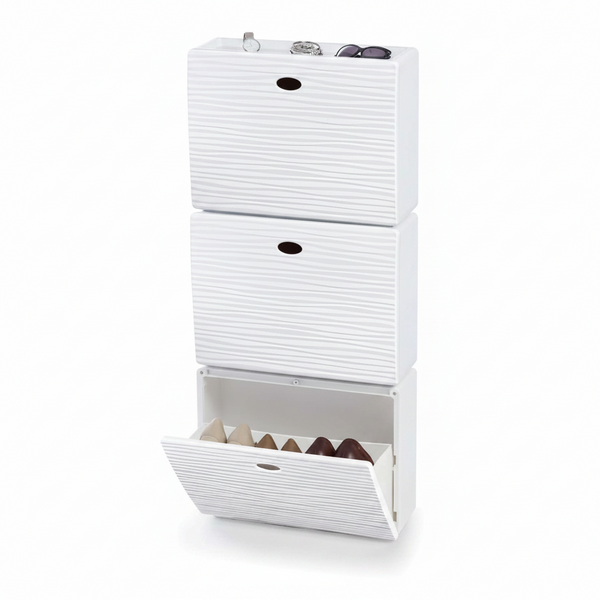 Scarpiera Wave Tris Mix 3 Ante Ribalta 9 Paia di Scarpe | DomoLiving