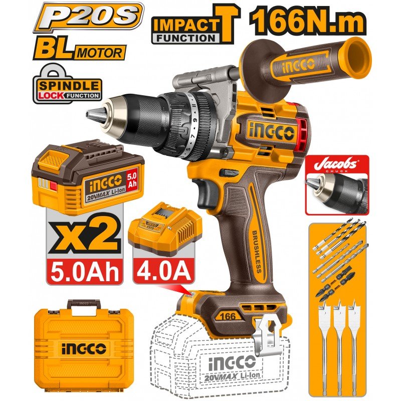 Trapano a Percussione 166N.M A Batteria Con Valigetta - Perrone Shop