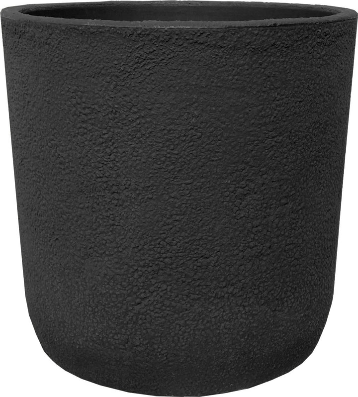 Vaso Cilindro effetto Bouclé Antracite Smoke - Perrone Shop