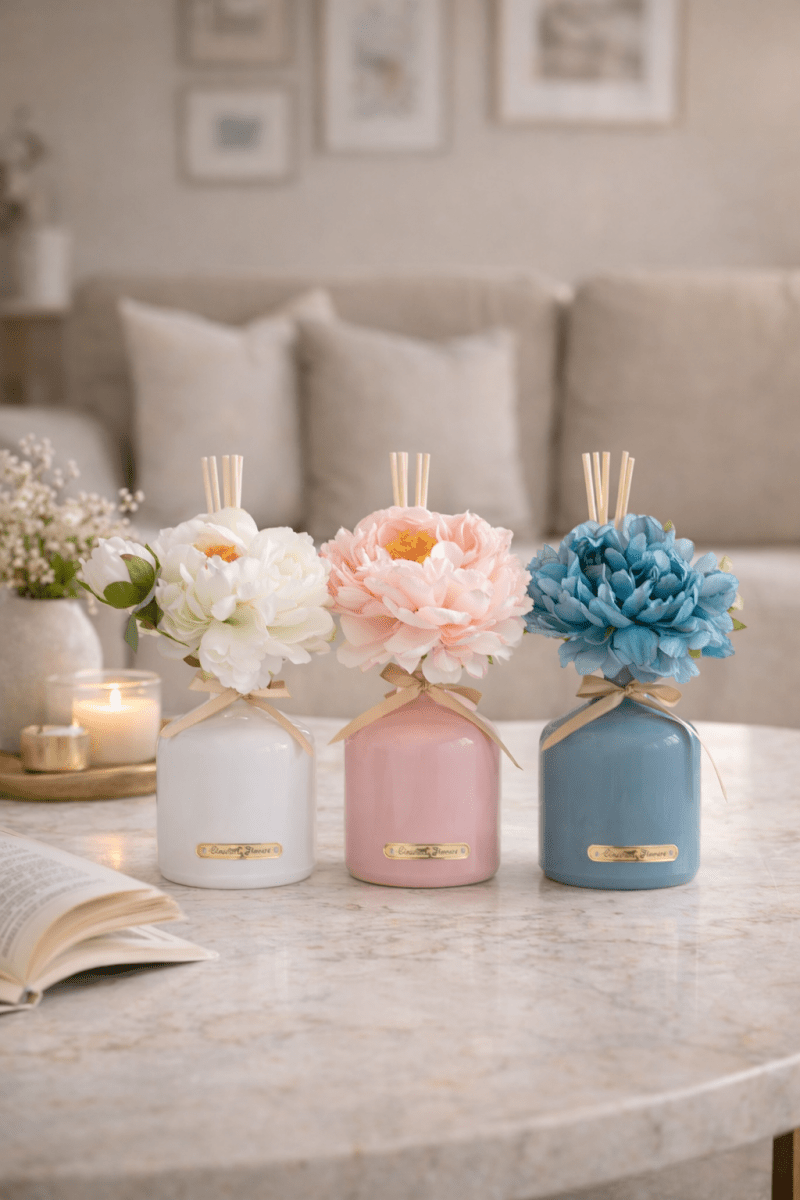 Diffusore di fragranza con fiori 500ml - Perrone Shop