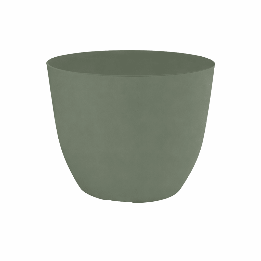 Vaso Conca Pure Nicoli Verde Rosmarino 38cm - Perrone Shop