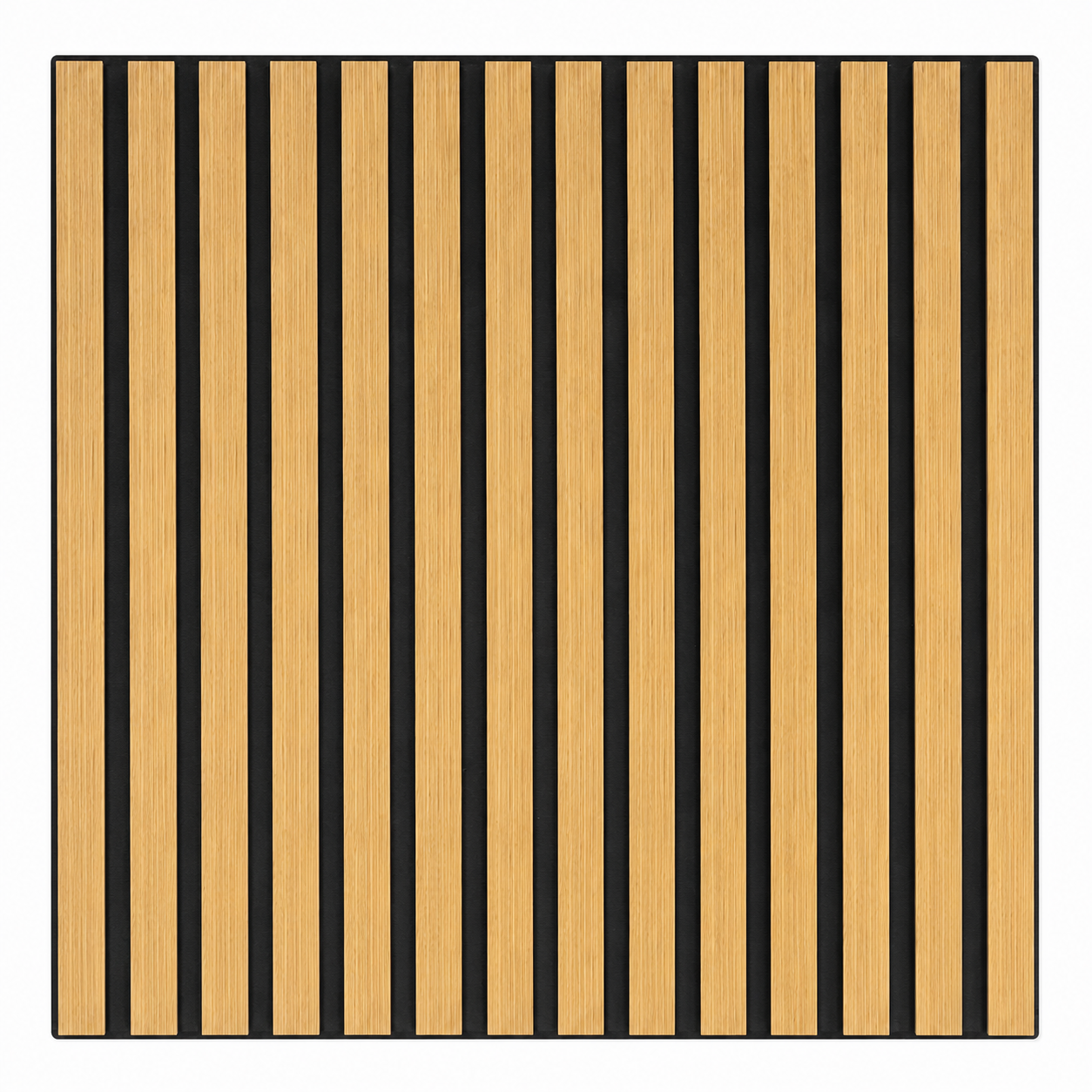 Set 4 Pannelli 60x60cm Decorativi Effetto Legno con Doghe Verticali | OX Zeroper