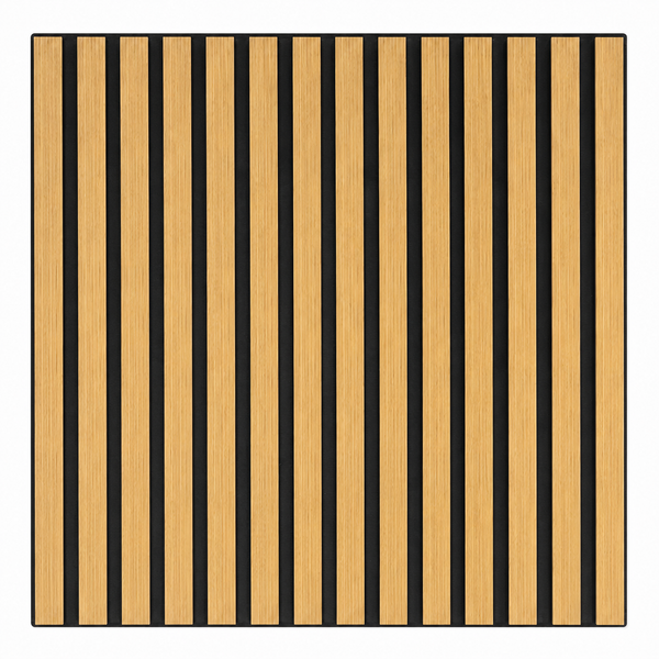 Set 4 Pannelli 60x60cm Decorativi Effetto Legno con Doghe Verticali | OX Zeroper