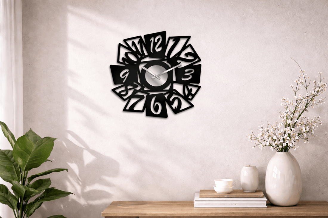 Orologio da parete in metallo a batteria 1XAA 40X40CM - Perrone Shop