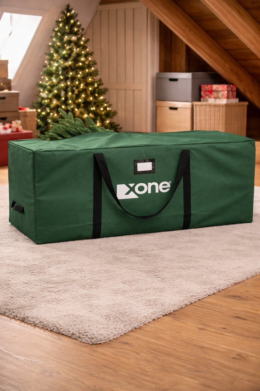 Borsa per albero professionale verde, custodia protettiva per albero di Natale | Xone