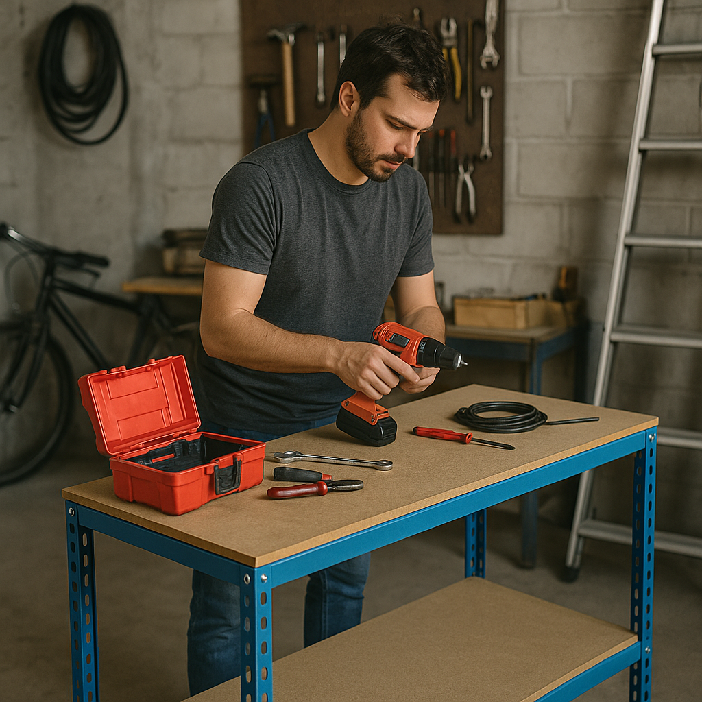 Banco da lavoro a 2 ripiani | Xone