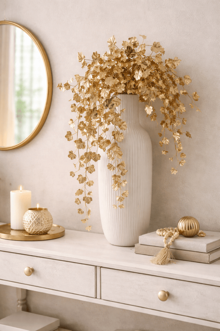 EDG Edera artificiale cadente oro H.74cm | EDG - Perrone Shop