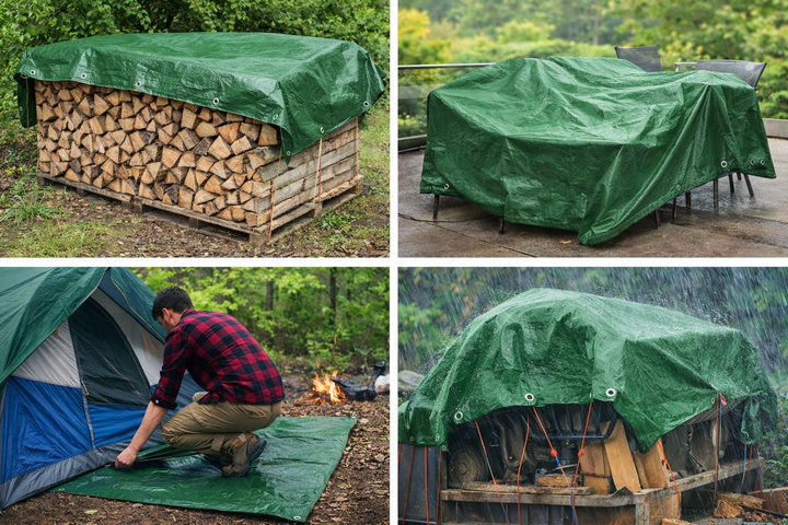 Telo Occhiellato Impermeabile 90 g/m² Xone – Antistrappo e Multiuso