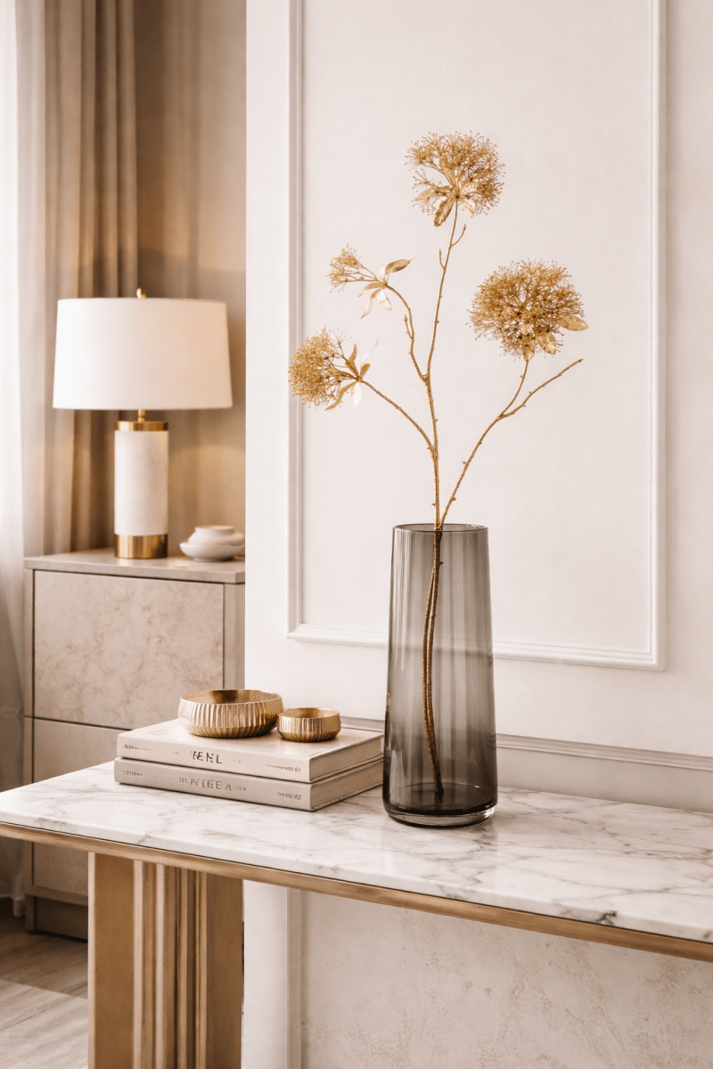 Ramo artificiale Pohutukawa oro x4 H71 | EDG - Perrone Shop
