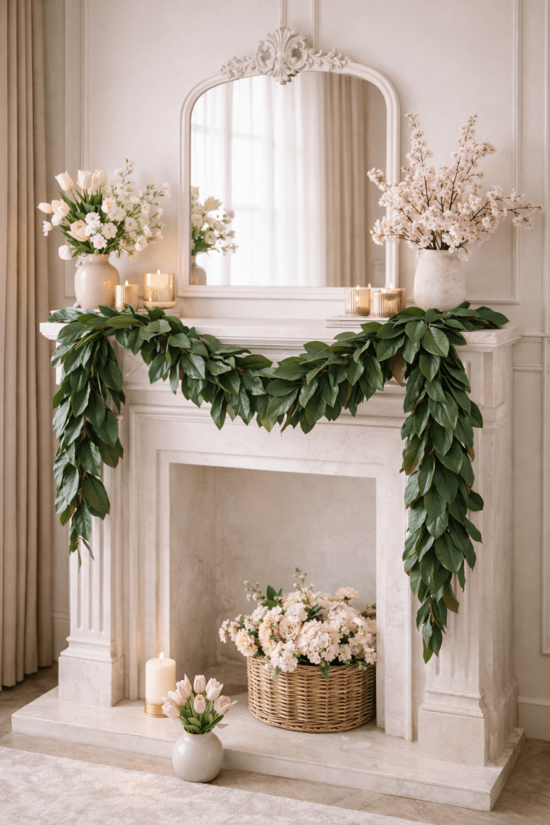 Festone artificiale Magnolia | EDG - Perrone Shop